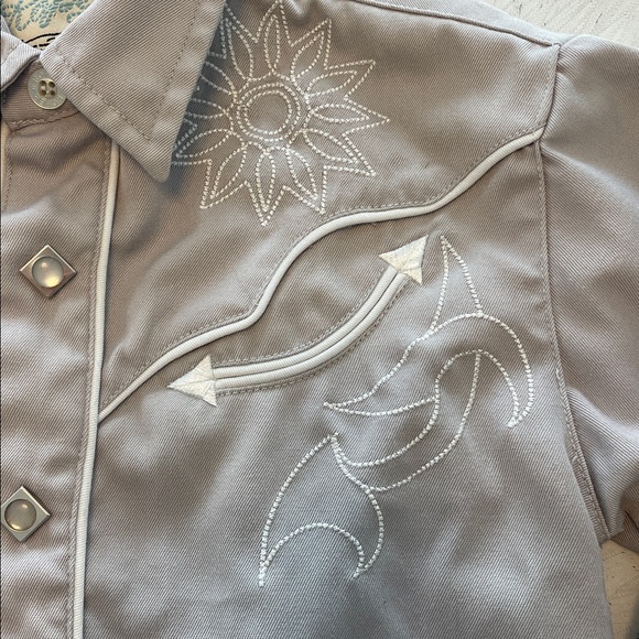 Kids Roper Western Shirt size 4/5 - Picture 3 of 7